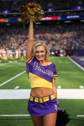 Team Spotlight: The Minnesota Vikings Cheerleaders' Multi-Uniform Wardrobe!