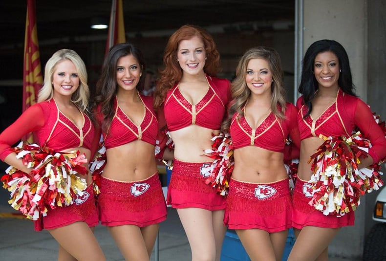 Team Spotlight KC Chiefs Cheerleaders' New Red Uniforms
