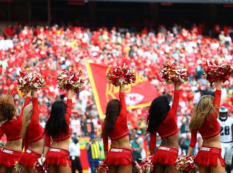 kansas city chiefs cheerleaders chiefs skirt nfl cheerleaders