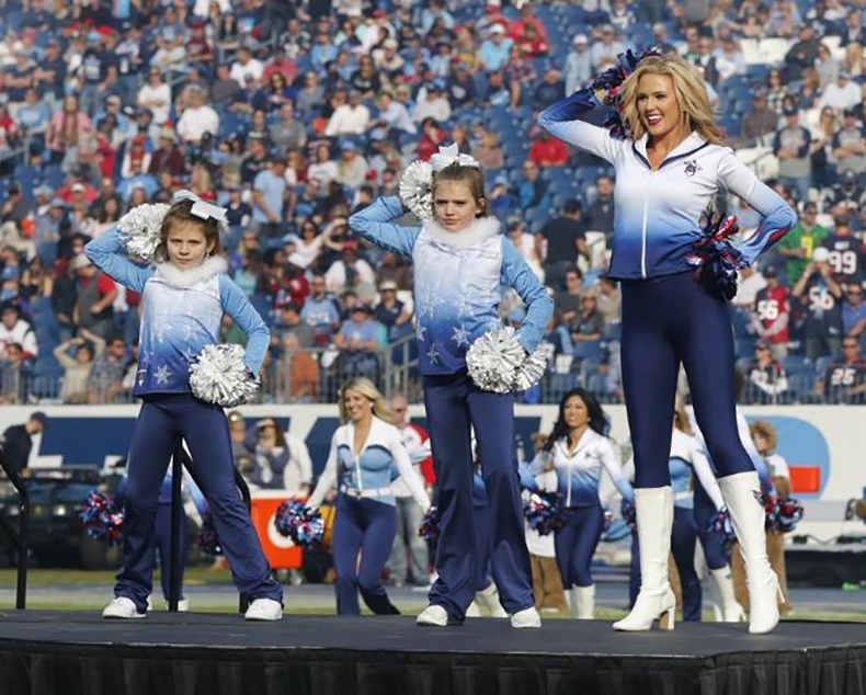 titans frozen themed cheer uniforms 