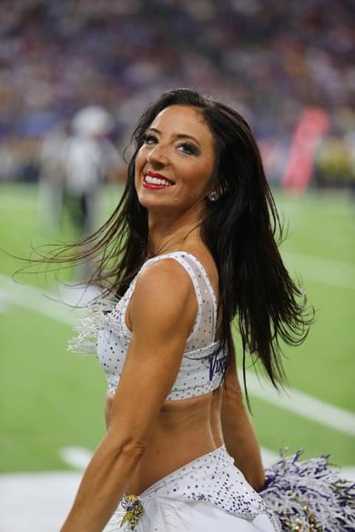 Minnesota Vikings Cheerleaders new uniform Ice Minnesota Vikings Cheerleaders new uniform Ice