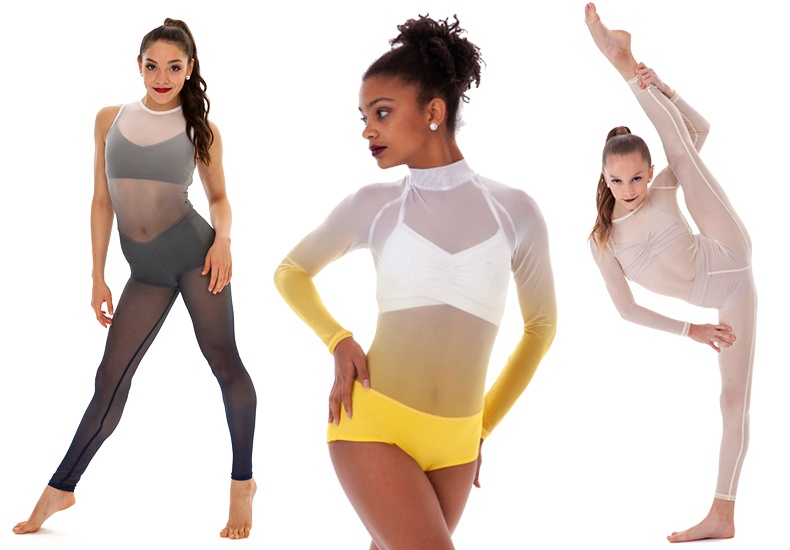 top dance costume trends - all mesh