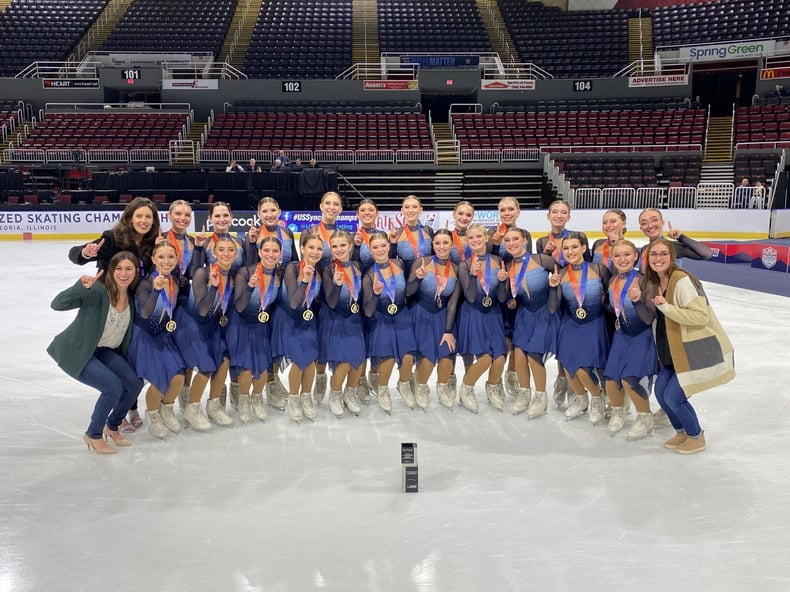 Capital Ice Chips Intermediate Synchronized Skating Dresses