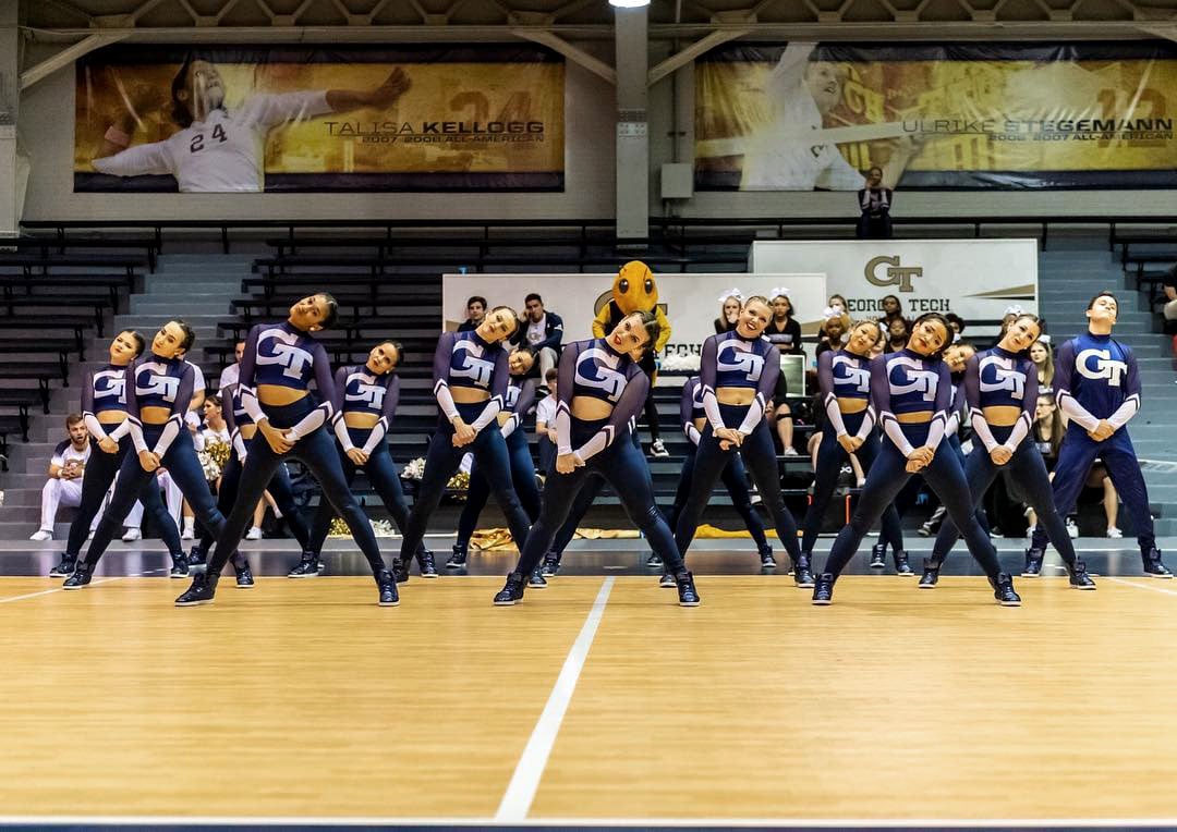 Georgia tech gold rush dance team hip hop costume