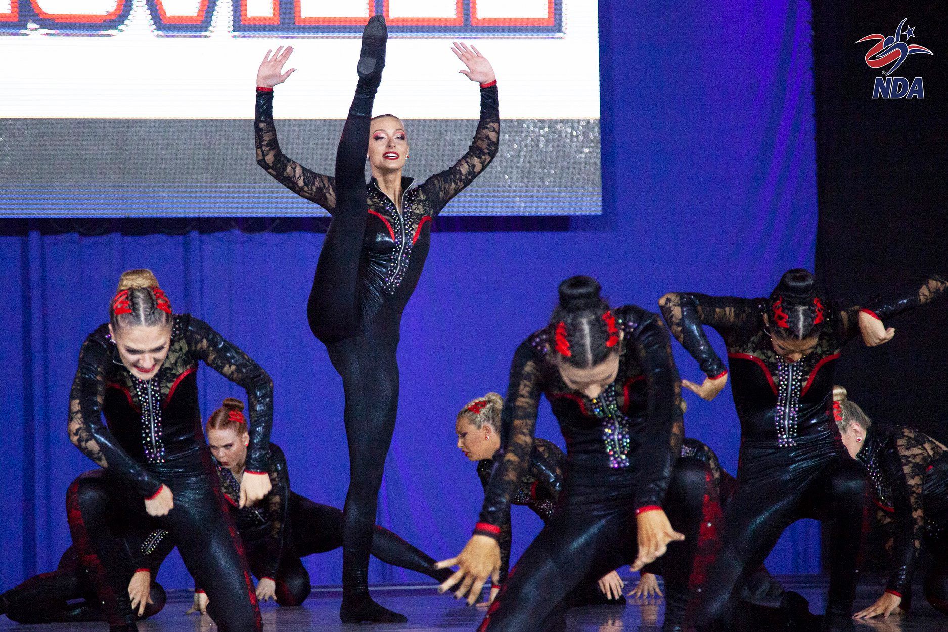 Louisville Ladybirds team dance costume at NDA Nationals