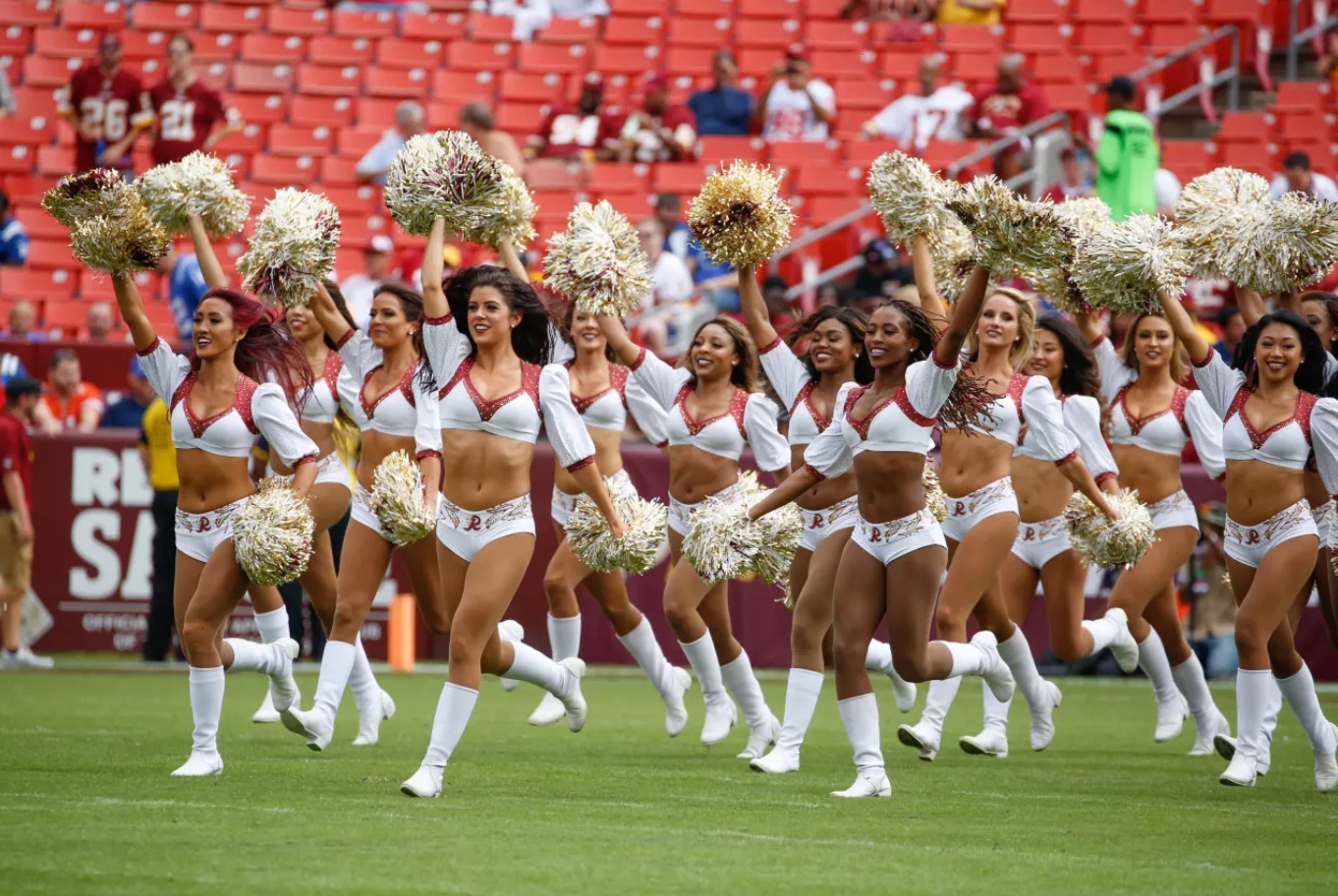 Team Spotlight: The Washington Redskins Cheerleaders' Evolving Wardrobe